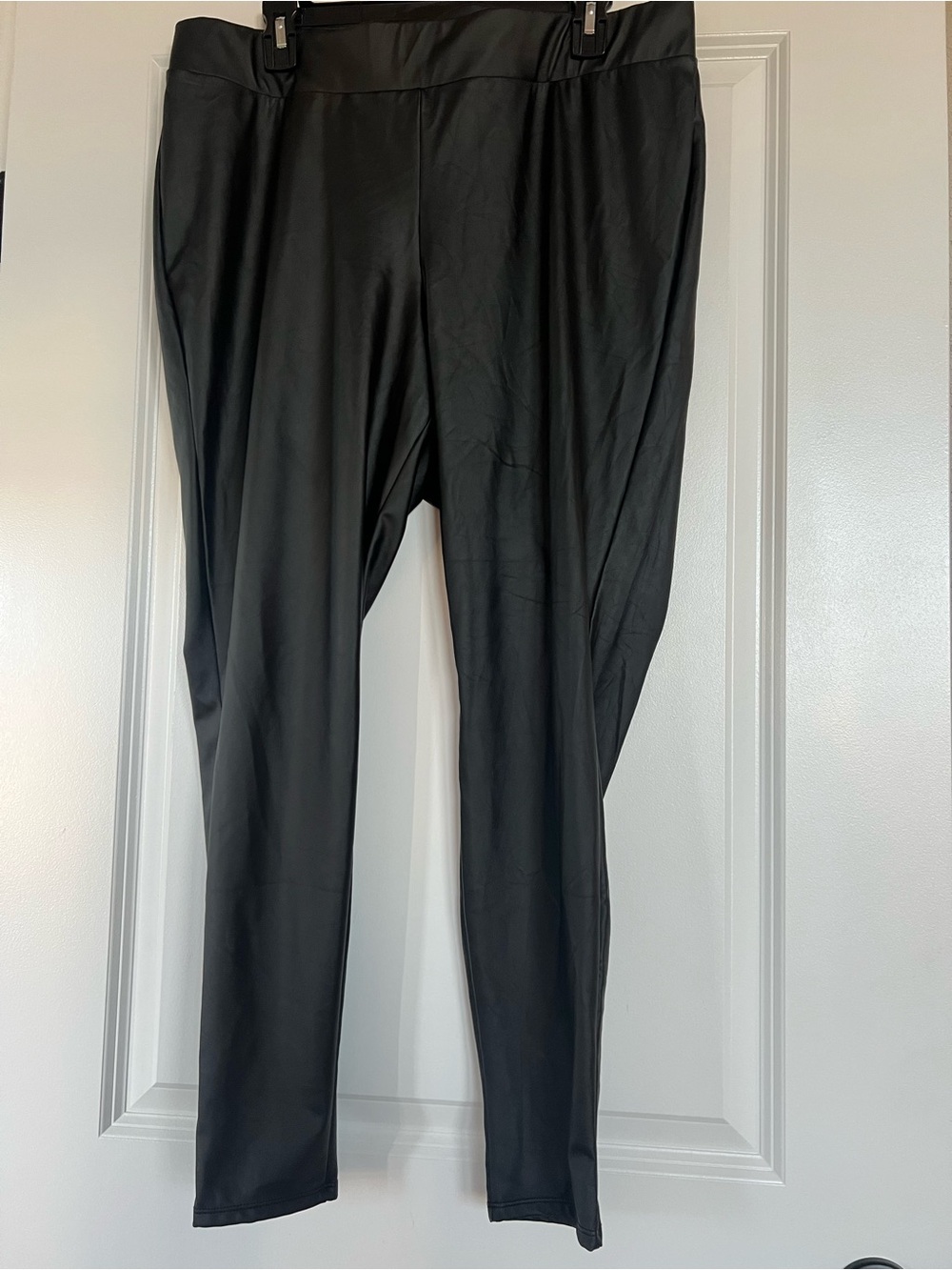 torrid Black Faux Leather Look Leggings